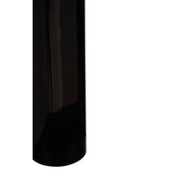 Orsina Carrie Large Black Crystal Candle Holder – Faceted Glass Decor