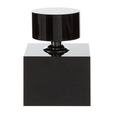 Orsina Carrie Black Crystal Large Decorative Bottle – Sculptural Vase