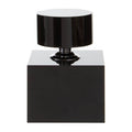 Orsina Carrie Black Crystal Large Decorative Bottle – Sculptural Vase
