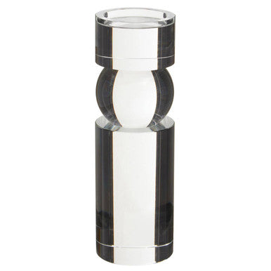 Orsina Large Crystal Bubble Candle Holder – Modern Glass Centerpiece