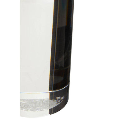 Orsina Large Crystal Bubble Candle Holder – Modern Glass Centerpiece