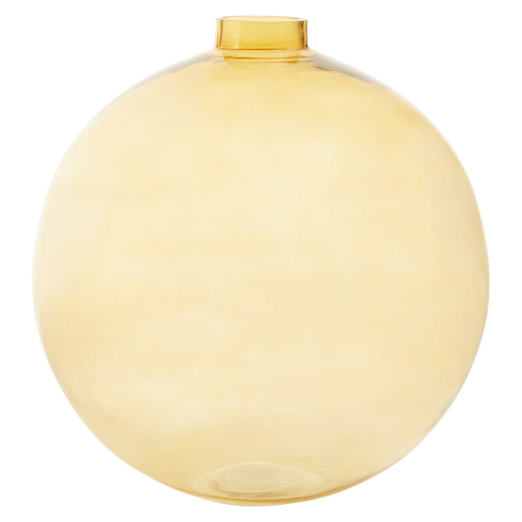 Orsina Bree Amber Glass Vase – Nordic Minimalist Home Decor Accent