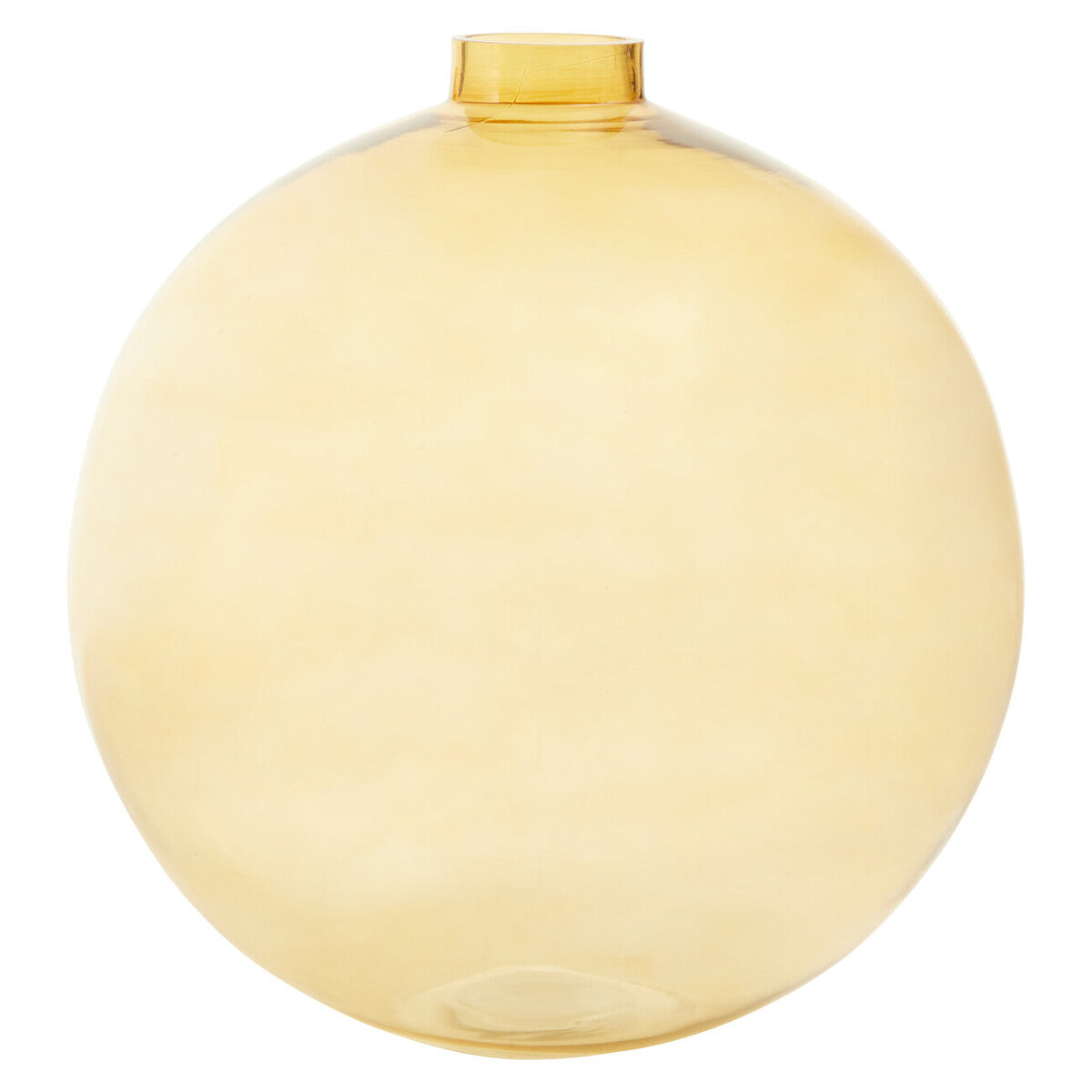 Orsina Bree Amber Glass Vase – Nordic Minimalist Home Decor Accent