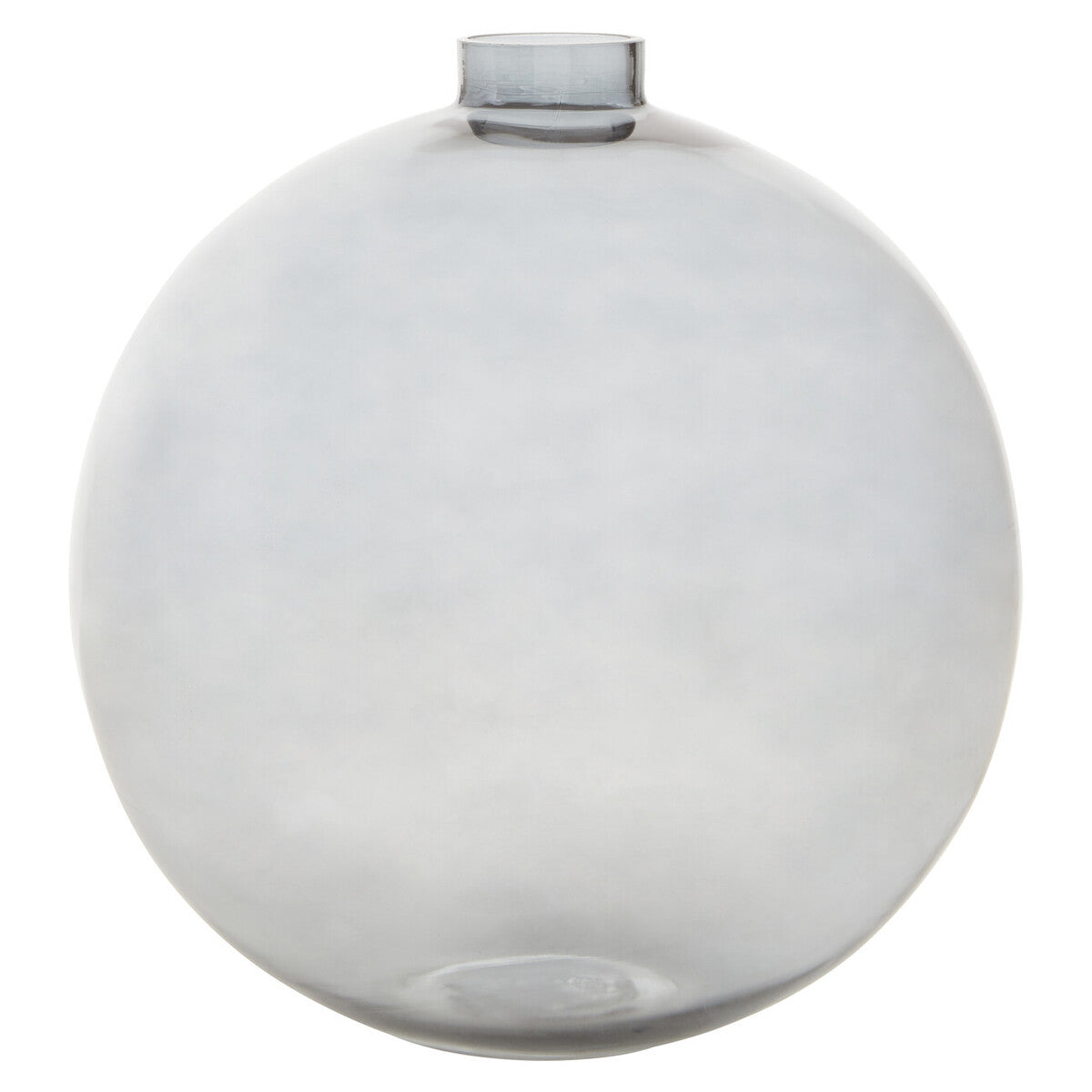 Orsina Bree Grey Glass Vase – Minimalist Scandinavian Flower Vessel