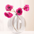 Orsina Bree Grey Glass Vase – Minimalist Scandinavian Flower Vessel