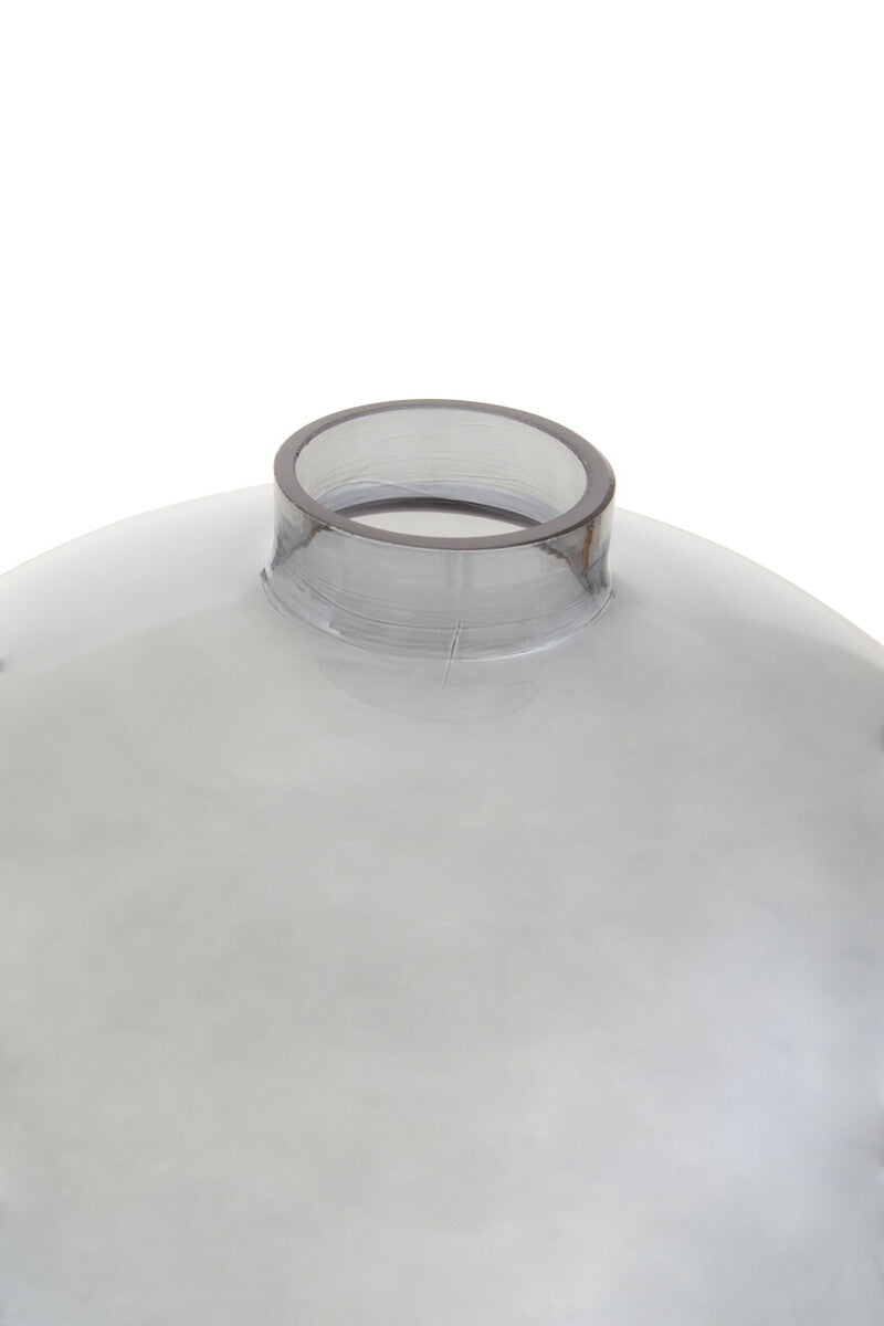 Orsina Bree Grey Glass Vase – Minimalist Scandinavian Flower Vessel
