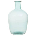Orsina Bexley Blue Small Bottle Neck Recycled Glass Bud Vase
