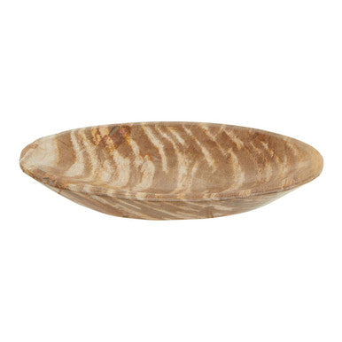 Orsina Relic Petrified Wood Small Bowl – Natural Decorative Catchall