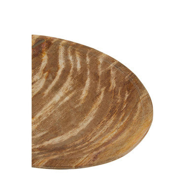 Orsina Relic Petrified Wood Small Bowl – Natural Decorative Catchall
