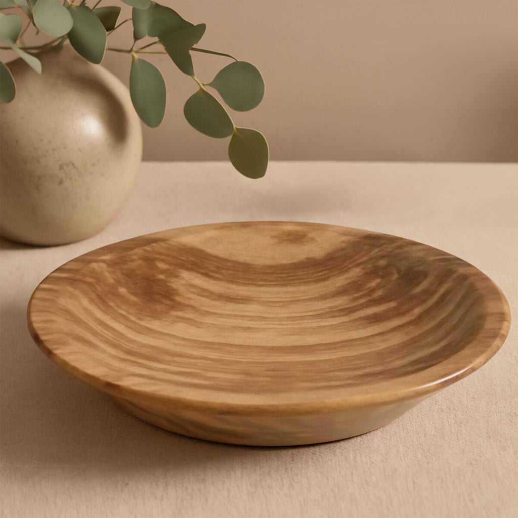 Orsina Relic Petrified Wood Small Bowl – Natural Decorative Catchall