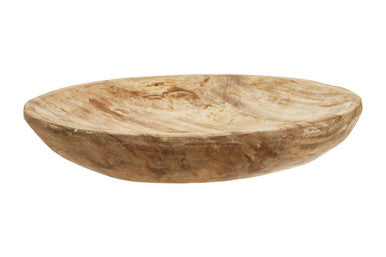 Orsina Relic Large Petrified Wood Bowl – Natural Decorative Centerpiece