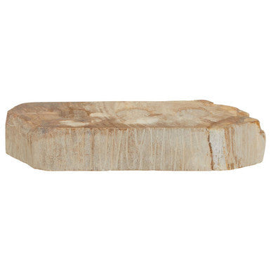 Orsina Relic Petrified Wood 3 Tealight Holder – Natural Table Centerpiece
