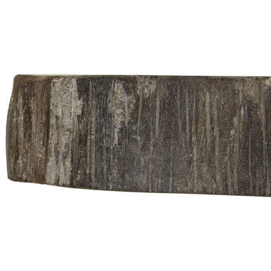 Orsina Relic Petrified Wood 2-Tealight Holder – Black Sculptural Decor