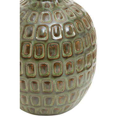 Orsina Yana Small Green Ceramic Vase – Round Bottle Flower Vase