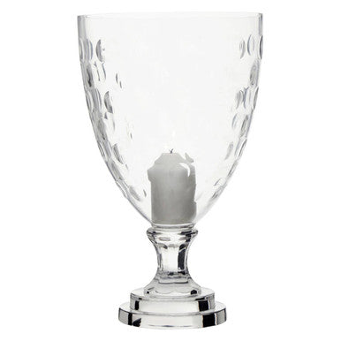 Orsina Cortina Medium Honeycomb Glass Hurricane Candle Holder