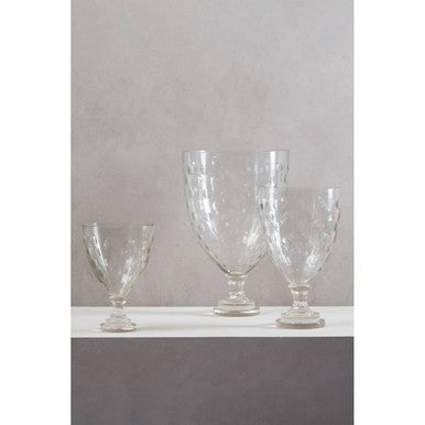 Orsina Cortina Medium Honeycomb Glass Hurricane Candle Holder