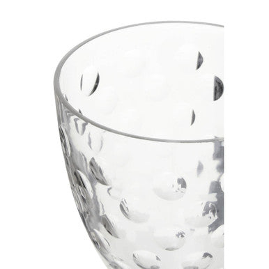 Orsina Cortina Medium Honeycomb Glass Hurricane Candle Holder