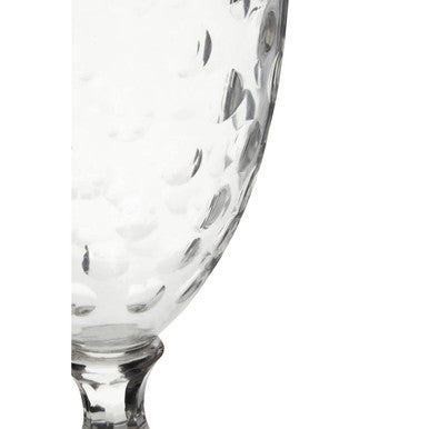 Orsina Cortina Medium Honeycomb Glass Hurricane Candle Holder