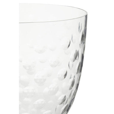 Orsina Cortina Large Honeycomb Glass Hurricane Candle Holder