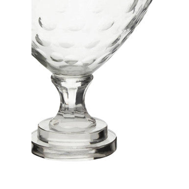 Orsina Cortina Large Honeycomb Glass Hurricane Candle Holder