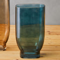 Orsina Emer Small Blue Glass Vase – Modern Coastal Tabletop Decor