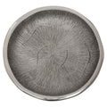 Orsina Silva Small Decorative Silver Bowl – Oak Effect Accent