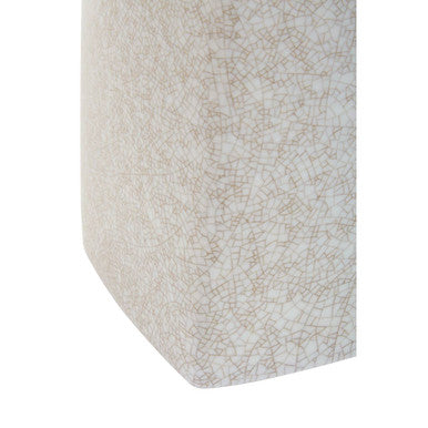 Orsina Myla Large Ceramic Storage Jar with Lid – Natural Crackle Finish