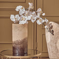 Orsina Chiara Medium Glass Vase – Natural Sand Effect Textured Decor