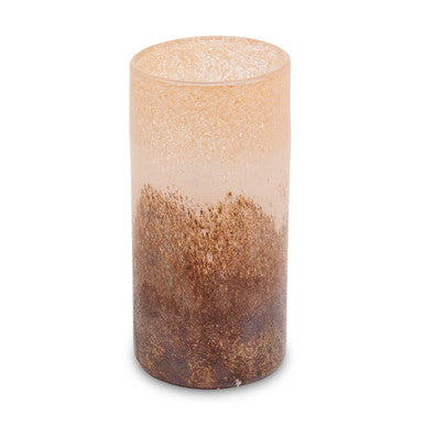 Orsina Chiara Large Glass Vase – Natural Sand Effect Centerpiece