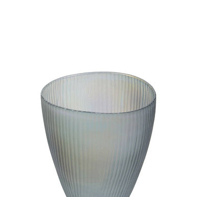 Orsina Hessa Small Grey Glass Vase – Minimalist Modern Tabletop Decor