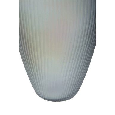 Orsina Hessa Small Grey Glass Vase – Minimalist Modern Tabletop Decor