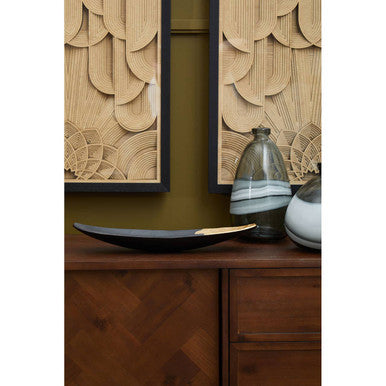 Orsina Halla Medium Grey Glass Bottle Vase – Ombre Minimalist Decor