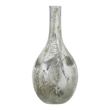 Orsina Herbie Large Metallic Glass Bottle Vase – Multicolour Finish