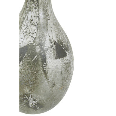 Orsina Herbie Large Metallic Glass Bottle Vase – Multicolour Finish