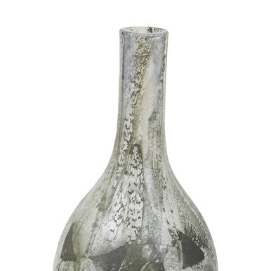 Orsina Herbie Large Metallic Glass Bottle Vase – Multicolour Finish