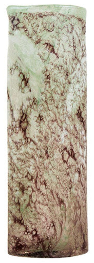 Orsina Harri Large Glass Marble Effect Vase – Crackle Finish Decor