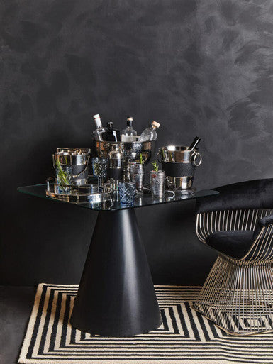 Orsina Ankara Silver Hammered Champagne Bowl | Stainless Steel Ice Bucket