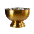 Orsina Ankara Gold Hammered Stainless Steel Champagne Bowl