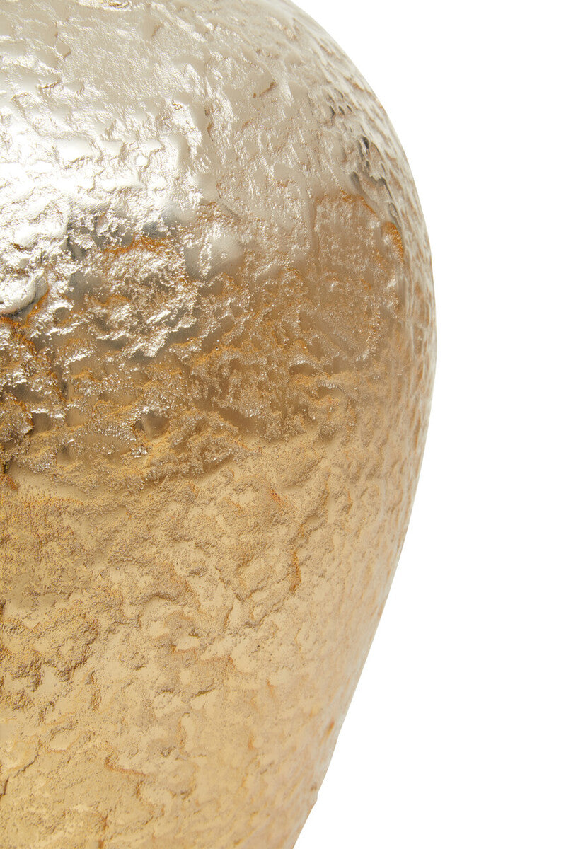 Orsina Dion Large Ombre Silver and Gold Metallic Sculptural Vase