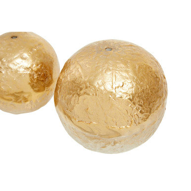 Orsina Dion Ombre Silver and Gold Aluminium Deco Balls – Set of 3