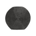 Orsina Dax Large Grey Aluminium Vase – Handcrafted Sculptural Decor