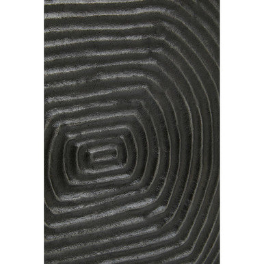 Orsina Dax Large Grey Aluminium Vase – Handcrafted Sculptural Decor