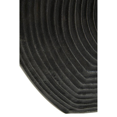 Orsina Dax Large Grey Aluminium Vase – Handcrafted Sculptural Decor