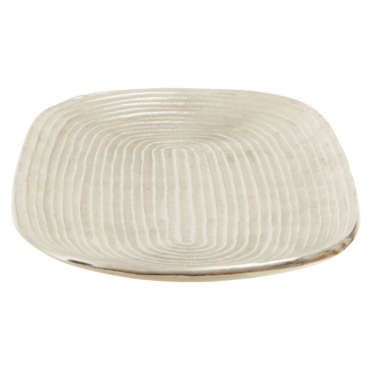 Orsina Dax Large Oval Dish – Textured Nickel Aluminium Catchall