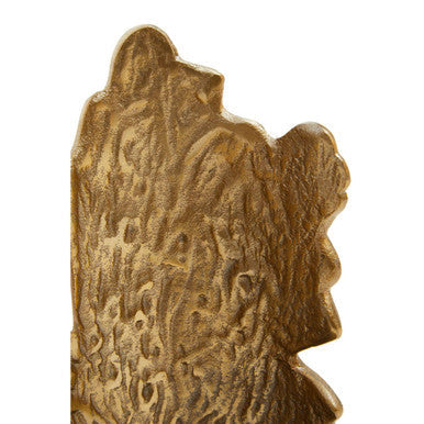 Orsina Deomali Small Ombre Black and Gold Aluminium Candle Holder