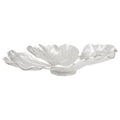 Orsina Hampstead Small Leaf Dish – Polished Silver Aluminium Tray