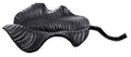 Orsina Prato Black Leaf Dish – Handcrafted Aluminium Home Decor