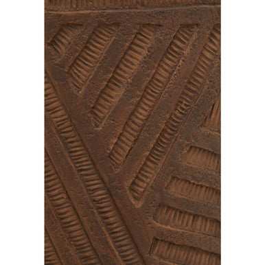 Orsina Darnell Brown Textured Planter – Handcrafted Indoor Pot
