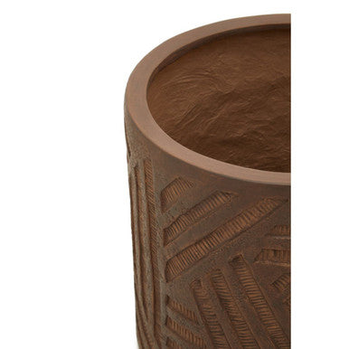Orsina Darnell Brown Textured Planter – Handcrafted Indoor Pot