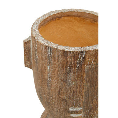 Orsina Darnell Small Face Planter – Natural Ceramic Succulent Pot